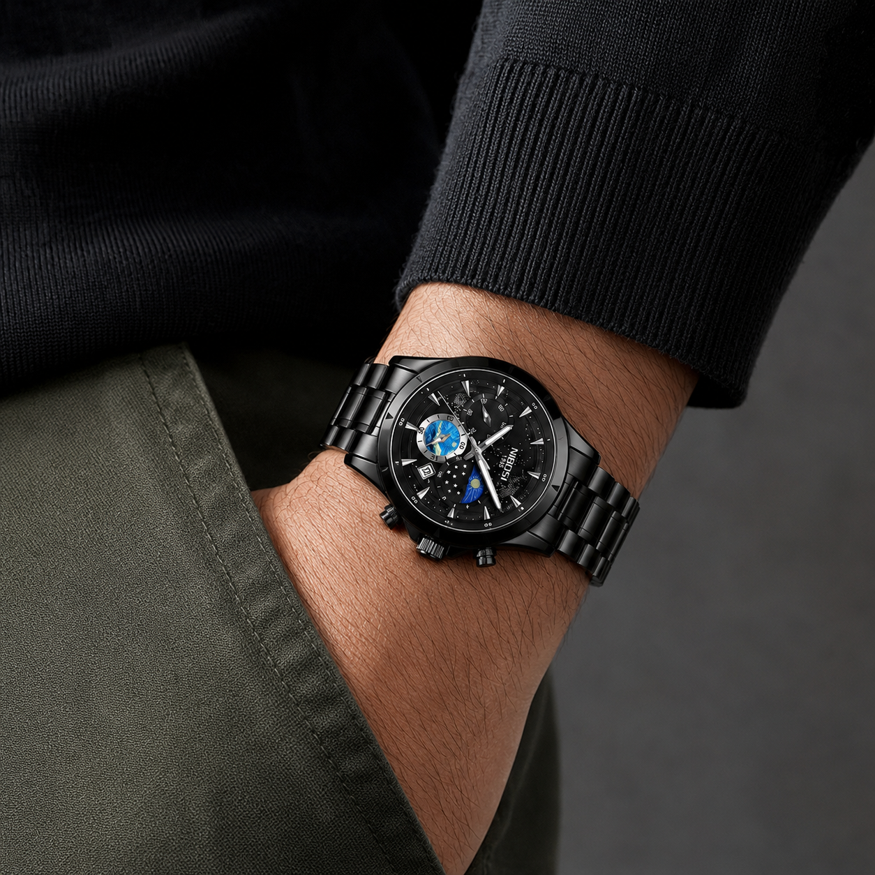 Relógio Masculino Nibosi Orbit
