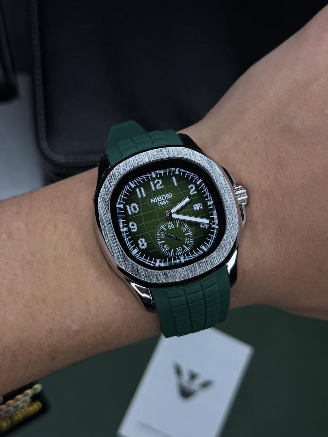 Relógio Nibosi Aquanaut Verde