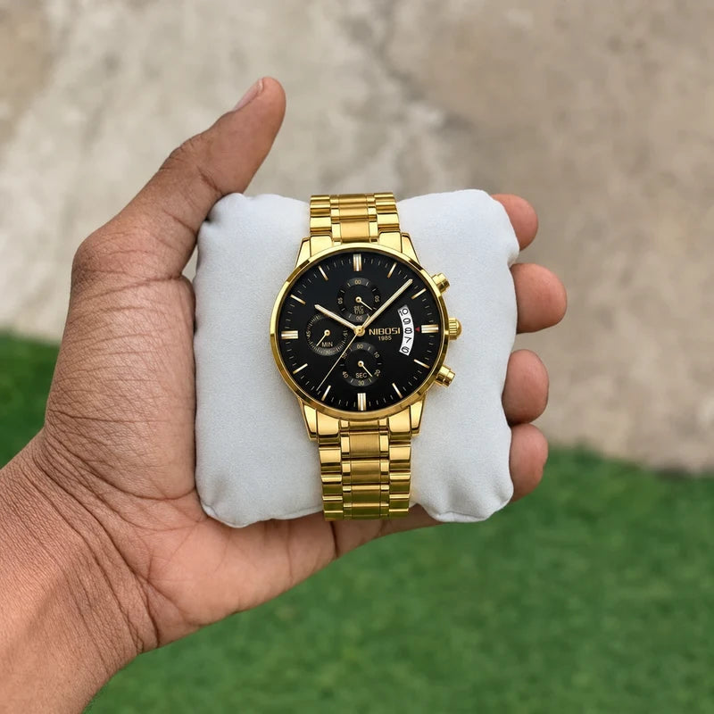 Relógio Nibosi Elegance Dourado