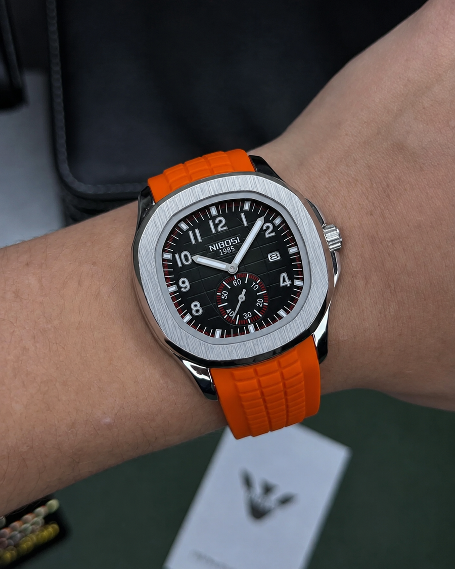 Relógio Nibosi Aquanaut Laranjado