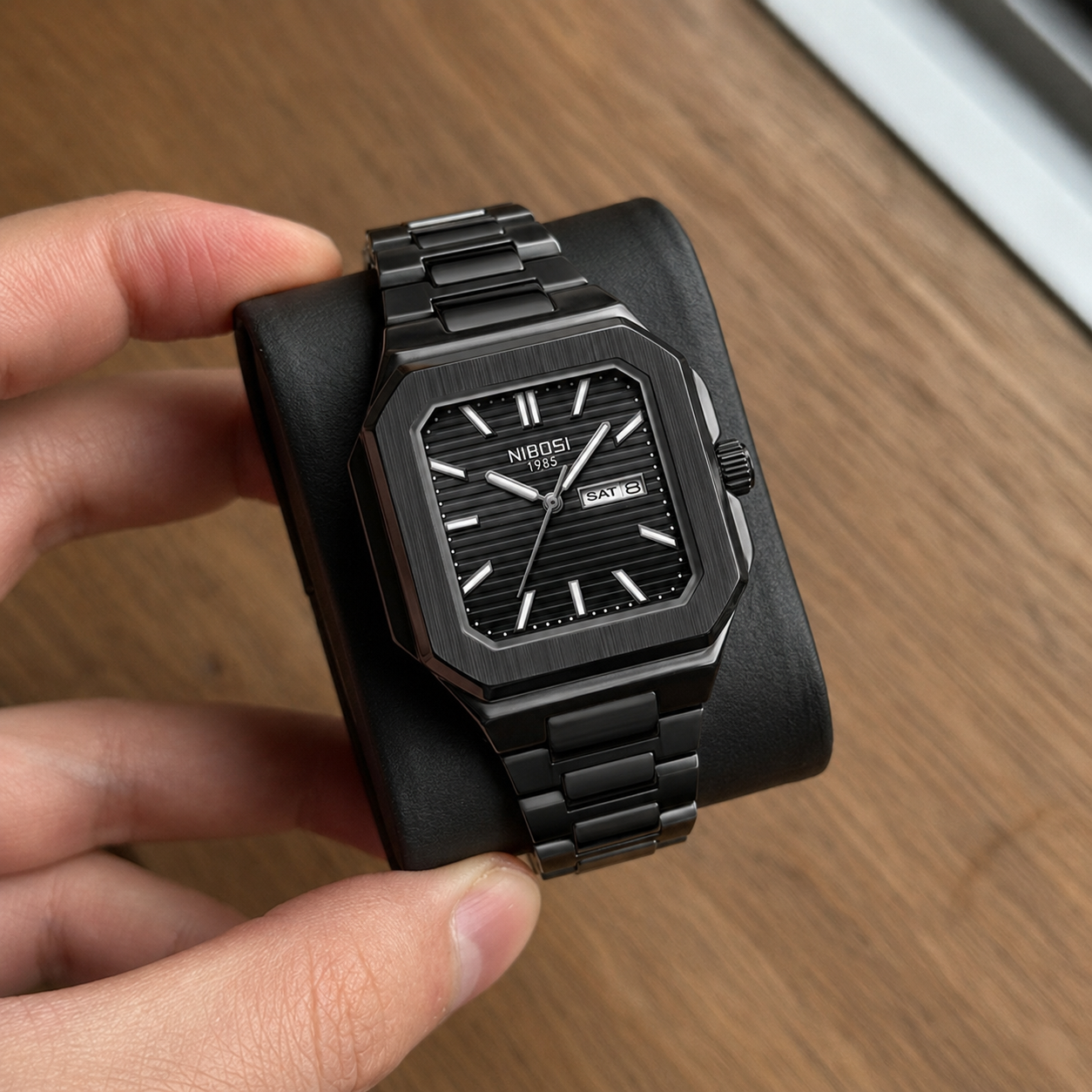 Relógio Masculino Nibosi Deluxe Preto
