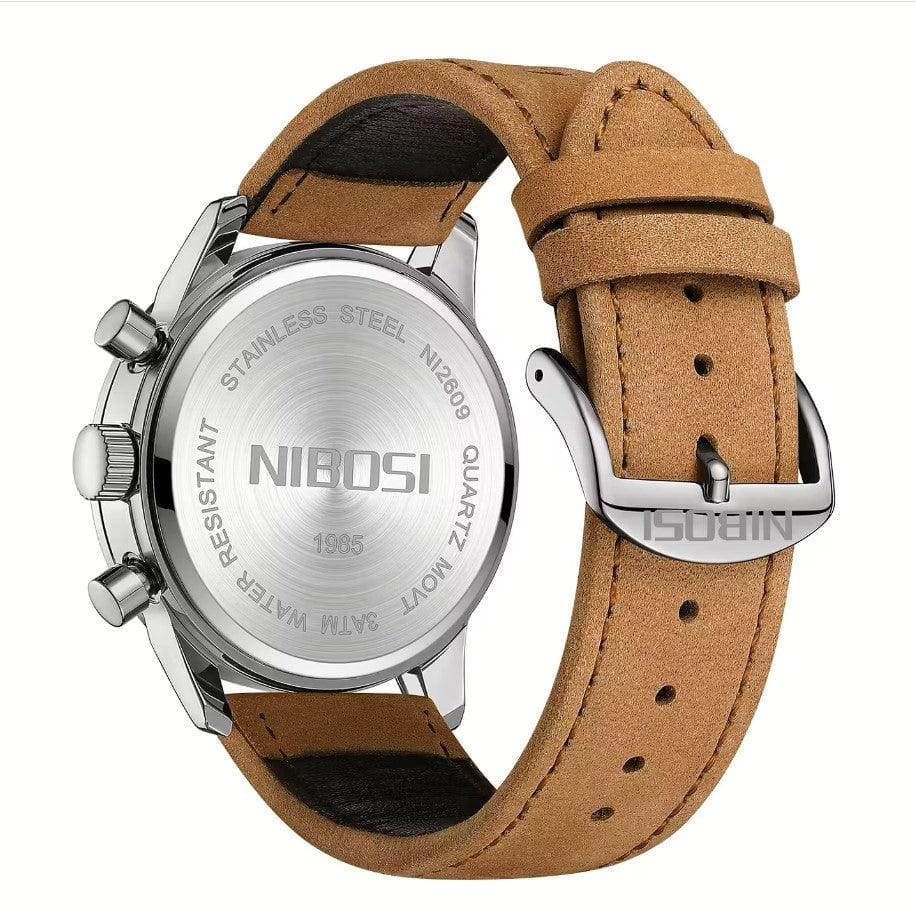 Relógio Masculino Nibosi Rally com Pulseira de Couro