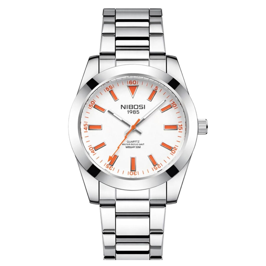 Relógio Masculino Nibosi Pulse com Pulseira de Aço