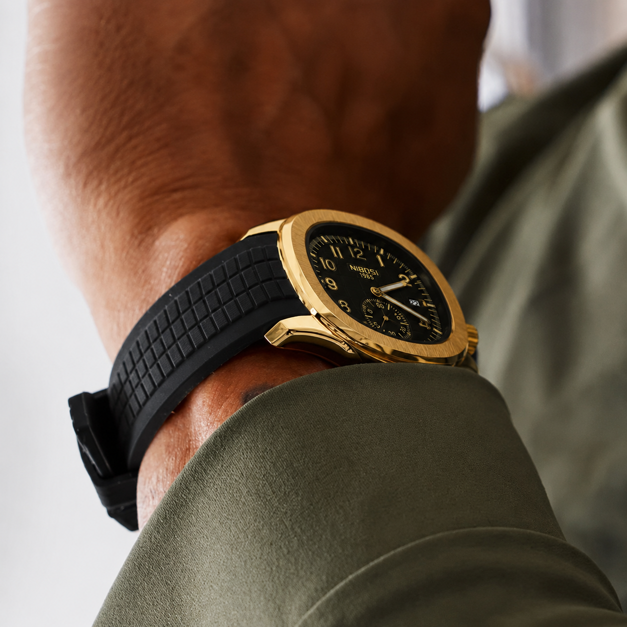 Relógio Nibosi Aquanaut Dourado