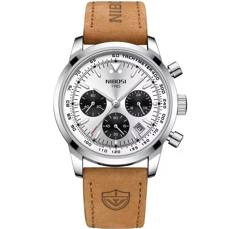 Relógio Masculino Nibosi Rally com Pulseira de Couro