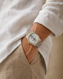 Relógio Masculino Nibosi Regent — Linha Dourada