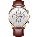 Relógio Masculino Nibosi Meridian com Pulseira de Couro