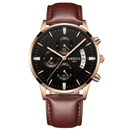 Relógio Masculino Nibosi Meridian com Pulseira de Couro