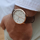 Relógio Masculino Nibosi Meridian com Pulseira de Couro