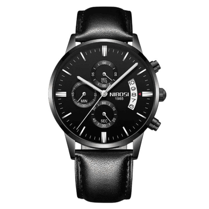 Relógio Masculino Nibosi Meridian Preto