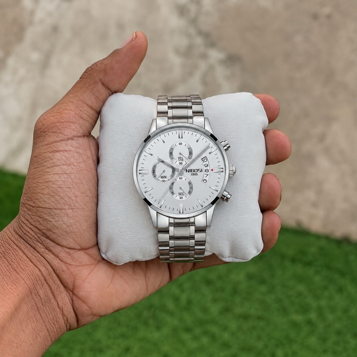 Relógio Nibosi Elegance Branco